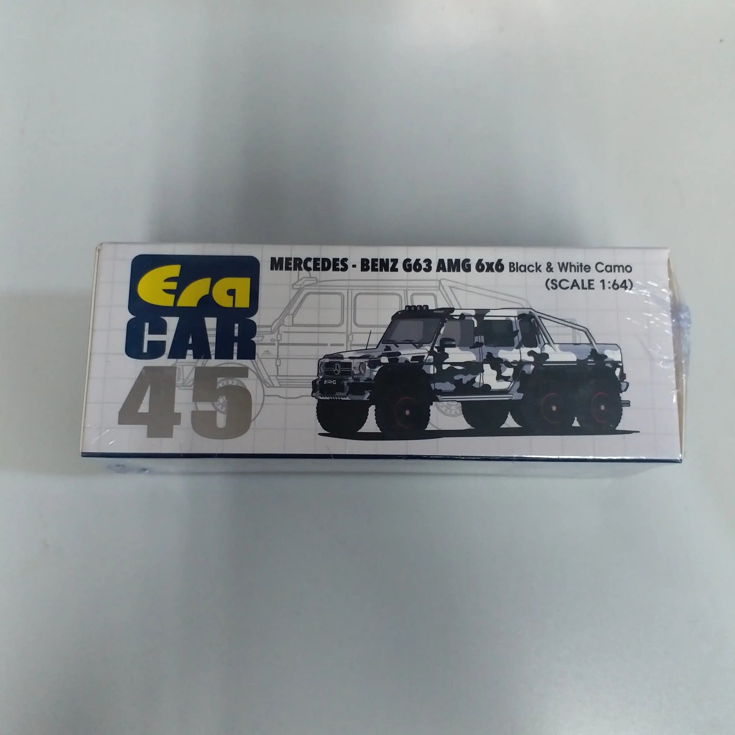 Era Car Era Car #45 Mercedes-Benz G63 AMG6X6 Black & White Camo Scale 1:64