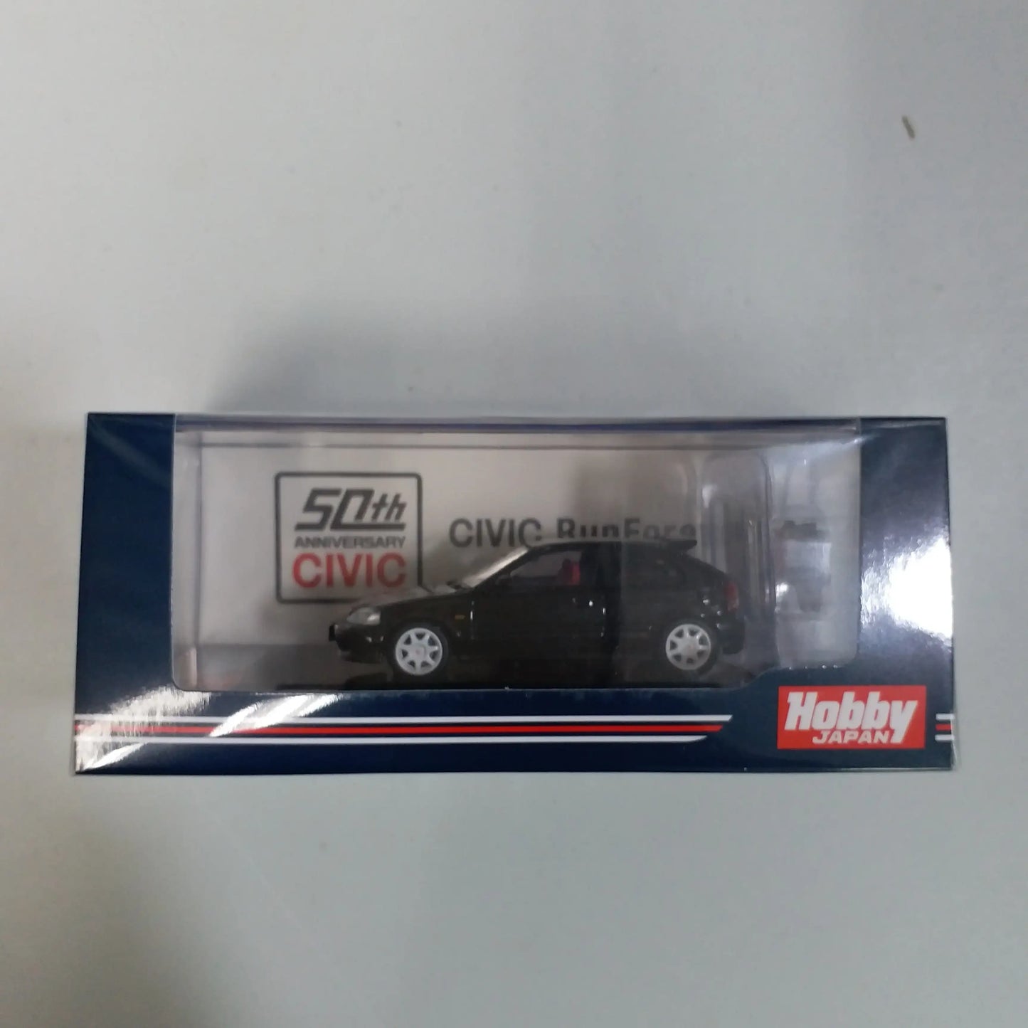 Hobby Japan 1/64 Honda CIVIC TYPER (EK9) with Engine Display Model Starlight Black Pearl