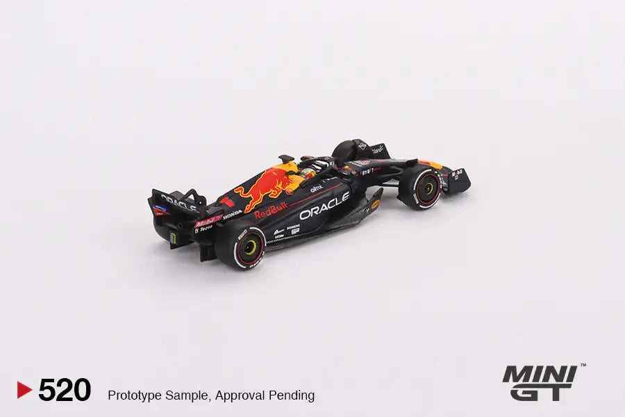 Mini GT MINI GT #520 Oracle Red Bull Racing RB18 #1 Max Verstappen 2022 Abu Dhabi Grand Prix Winner
