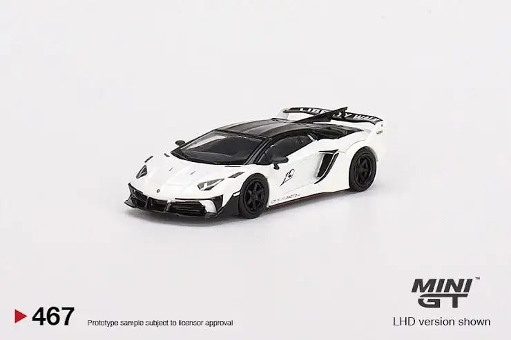 Mini GT MINI GT #467 LB-Silhouette WORKS Lamborghini Aventador GT EVO Presentation