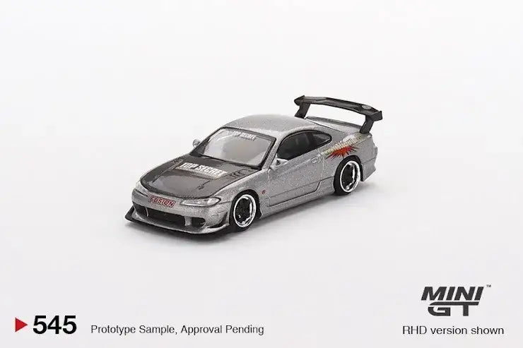 Mini GT Mini GT #545 Nissan Silvia Top Secret (S15) Silver