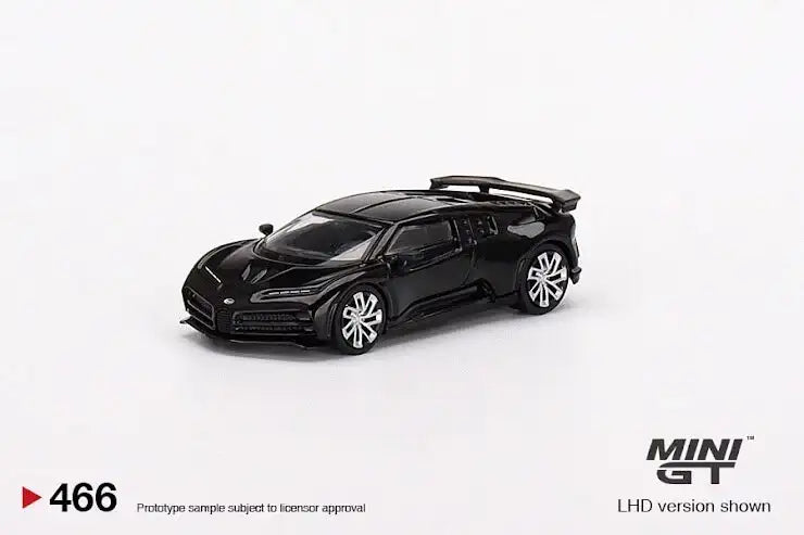 Mini GT Mini GT #466 Bugatti Centodieci Black 1:64 scale