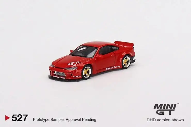 Mini GT Mini GT #527 Nissan Silvia (S15) Rocket Bunny Red
