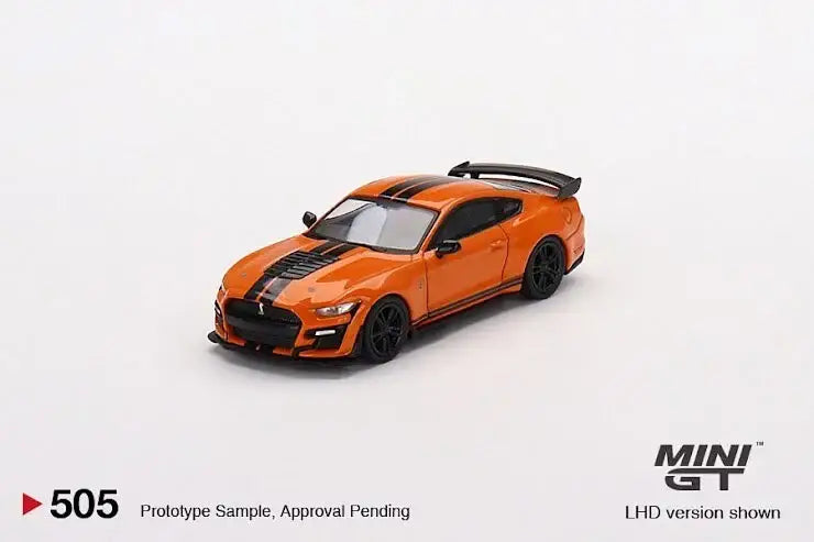 Mini GT Mini GT #505 1:64 Ford Mustang Shelby GT500 Twister Orange