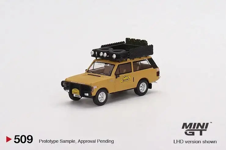 Mini GT MINI GT #509 1/64 Range Rover 1982 Camel Trophy Papua New Guinea Team USA