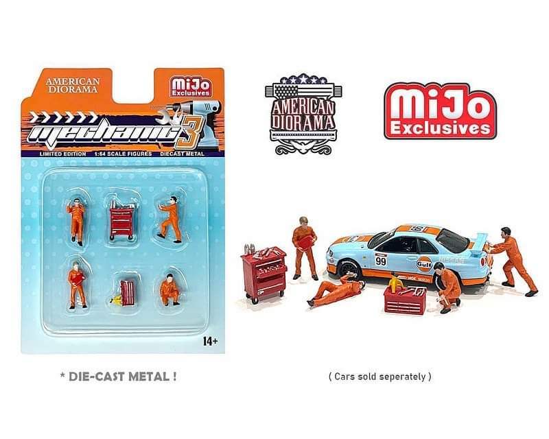 American Diorama 1:64 Figure Set - Mechanic 3