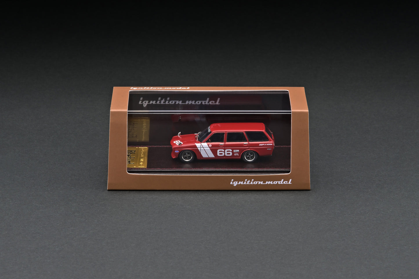 Ignition Model 1:64 HIGH-END RESIN MODEL IG2928 Datsun Bluebird (510) Wagon Red