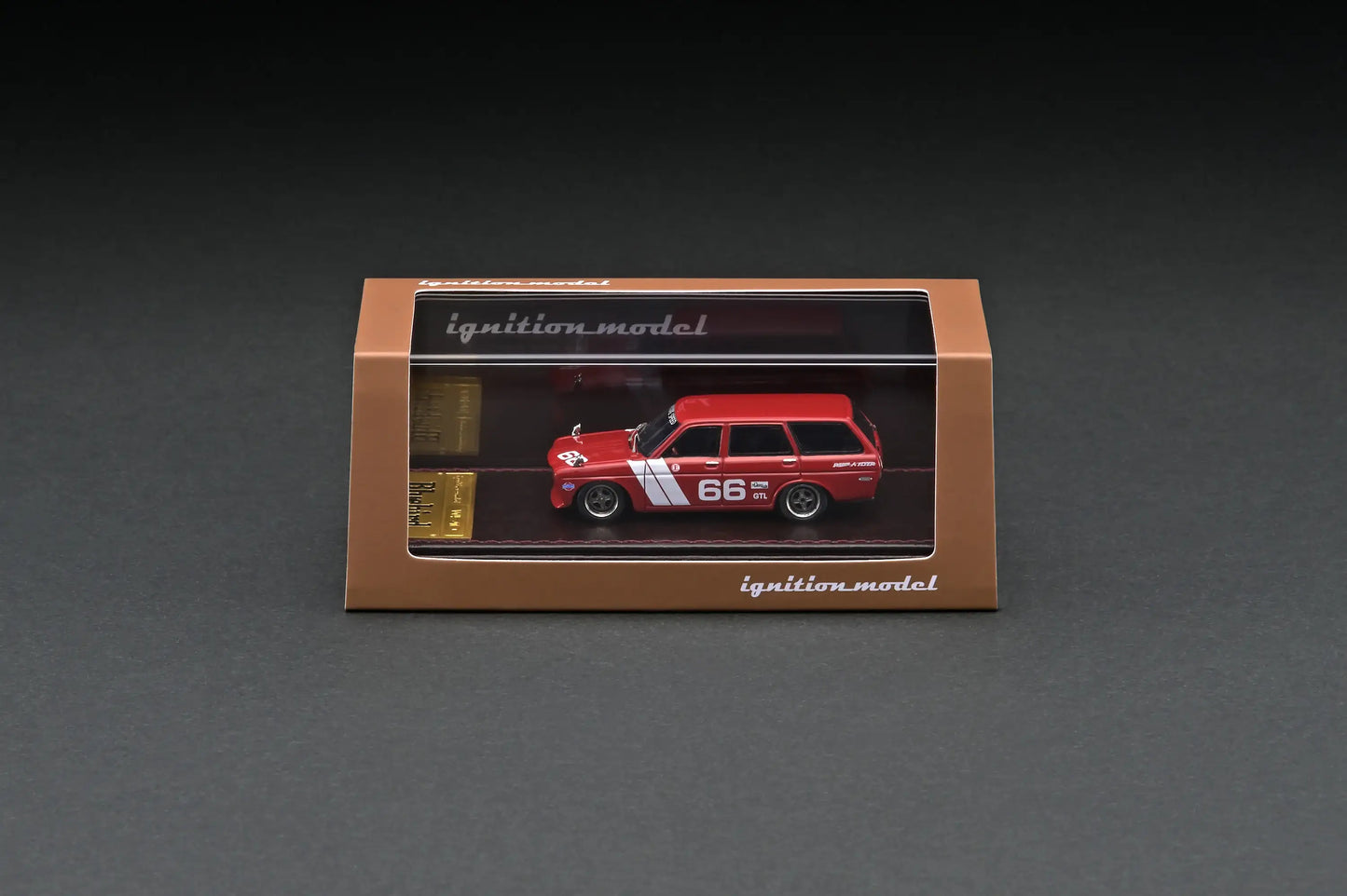 Ignition Model 1:64 HIGH-END RESIN MODEL IG2928 Datsun Bluebird (510) Wagon Red