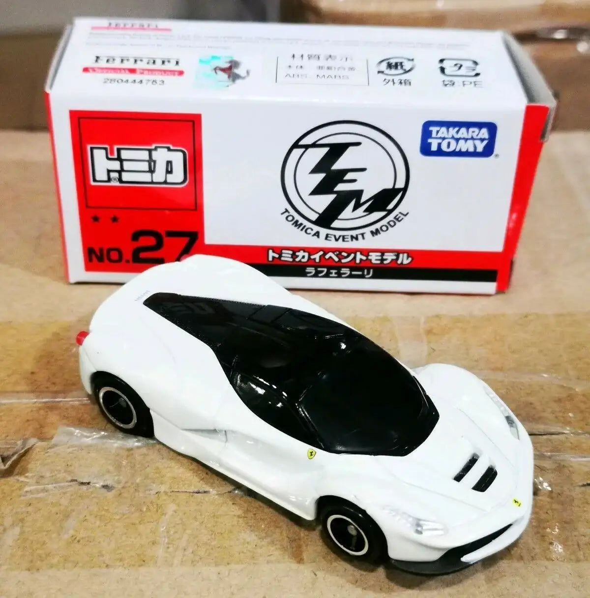 Tomica Expo Event Model NO. 27 LaFerrari Ferrari-Takara Tomy-Tomica Event Model-Mobile Garage HK