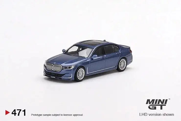 Mini GT Mini GT #471 BMW Alpina B7 xDrive Alpina Blue Metallic