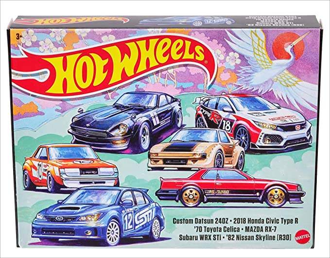 Hot Wheels Japan Classic JDM Multipack Set of 6