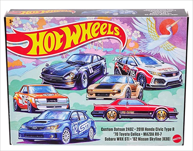 Hot Wheels Japan Classic JDM Multipack Set of 6