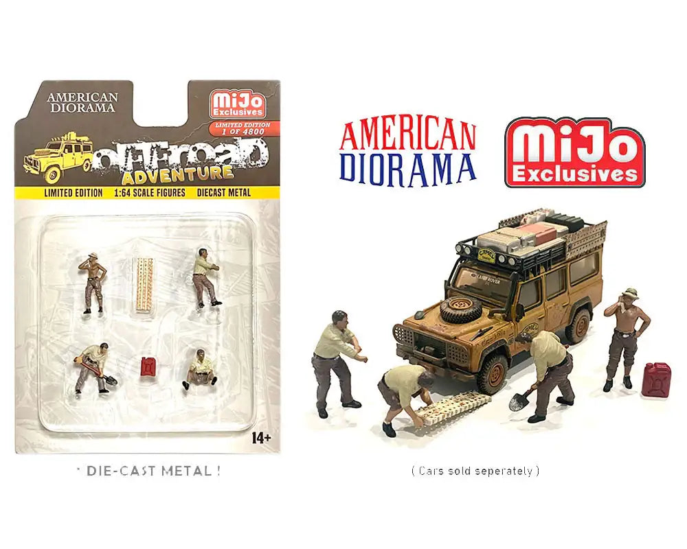 American Diorama 1:64 Figure Set - Off Road Adventure