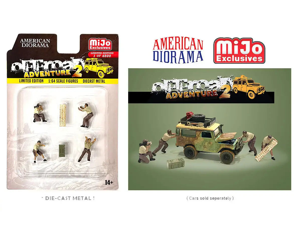 American Diorama 1:64 Figure Set - Off Road Adventure 2