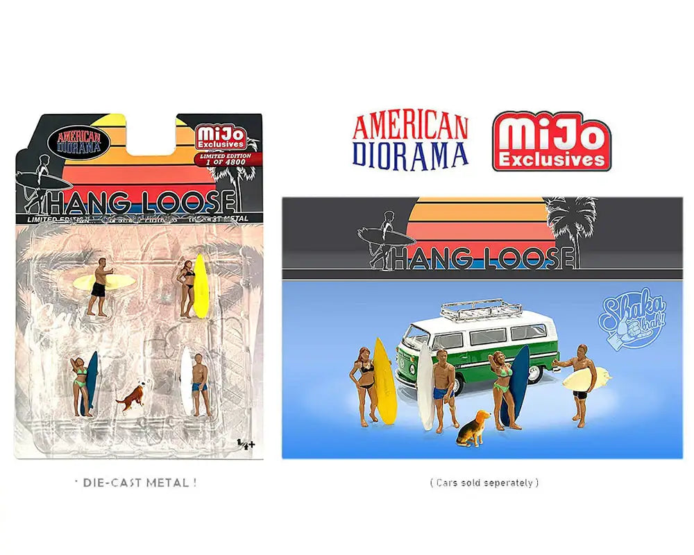 American Diorama 1:64 Figure Set - Hang Loose