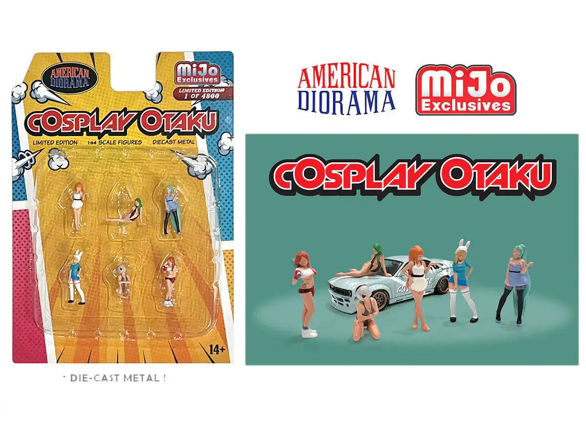 American Diorama 1:64 Figure Set - Cosplay Otaku