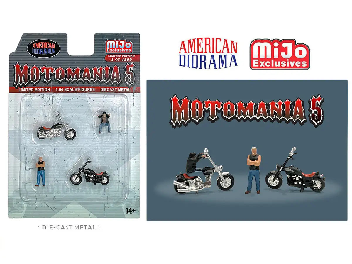 American Diorama 1:64 Figure Set - Motomania 5