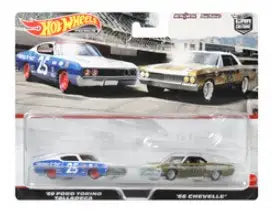 Hot Wheels 2 Pack Set 2022 E case '66 Chevrolet Chevelle & '69 Ford