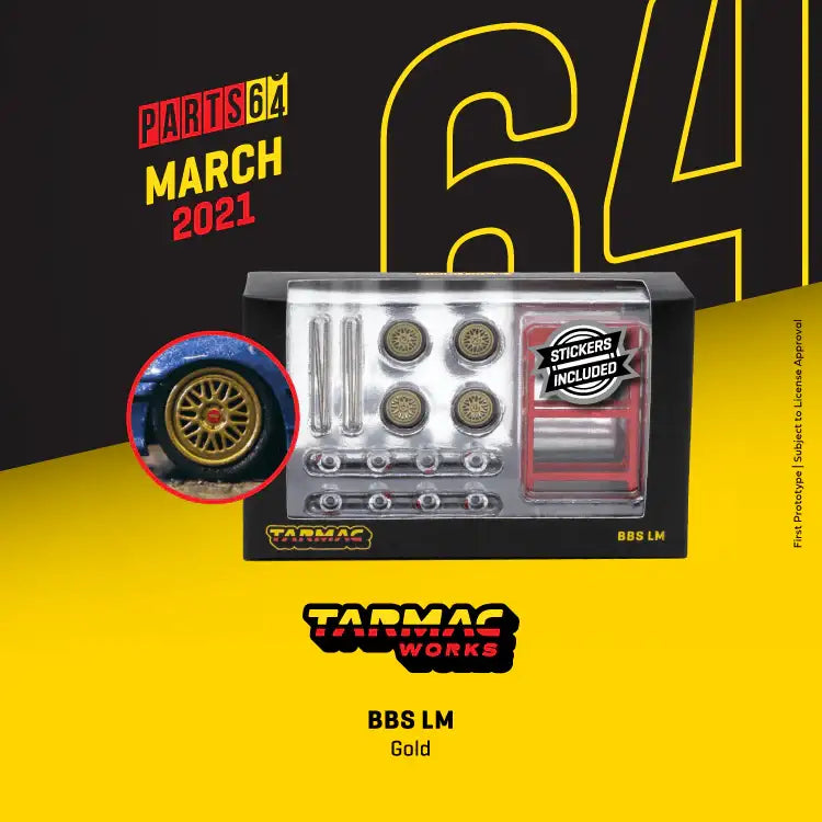 Tarmac Works BBS LM Gold 1:64 SCALE