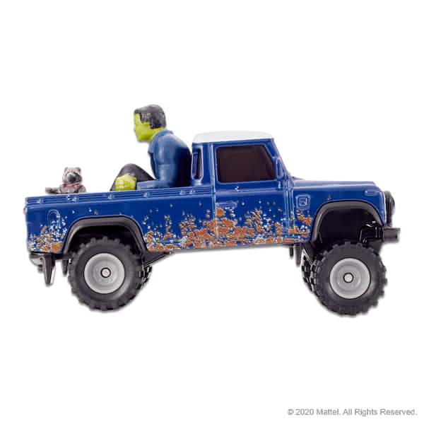 Hot Wheels SDCC Exclusive DRIVE TO NEW ASGARD Land Rover Defender 110 Pickup Truck