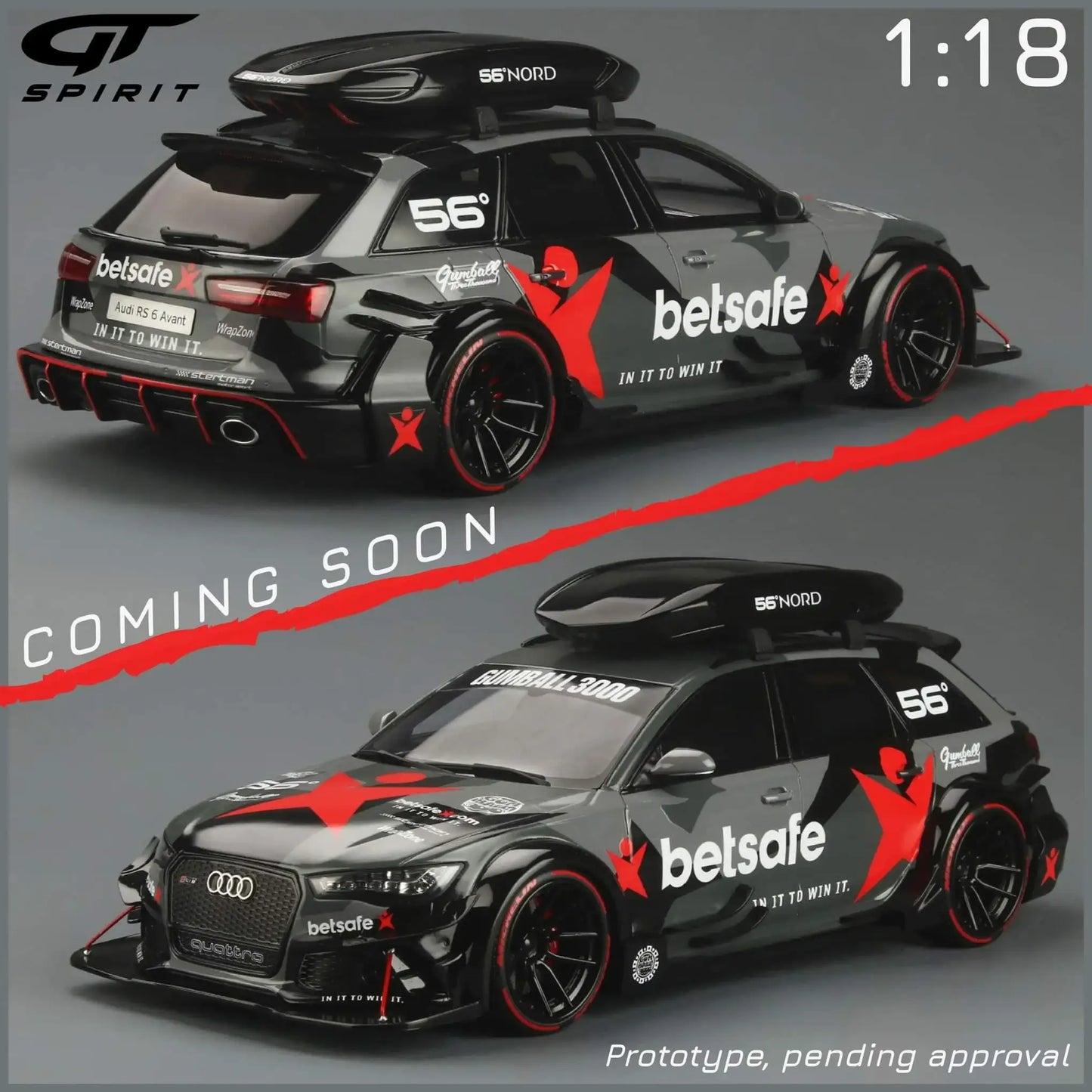 GT Spirit 1:18 Scale GT321 AUDI RS6 AVANT (C7) "DTM"