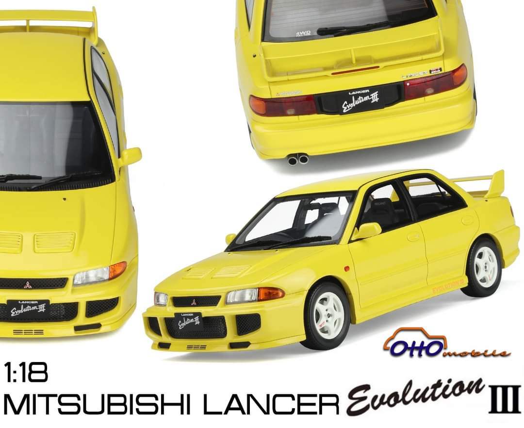 OTTO Mobile OT382 1:18 Scale Mitsubishi Lancer GSR Evolution III