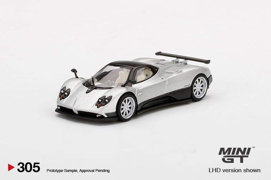 Mini GT #305 Pagani Zonda F4 (Silver) Mini GT