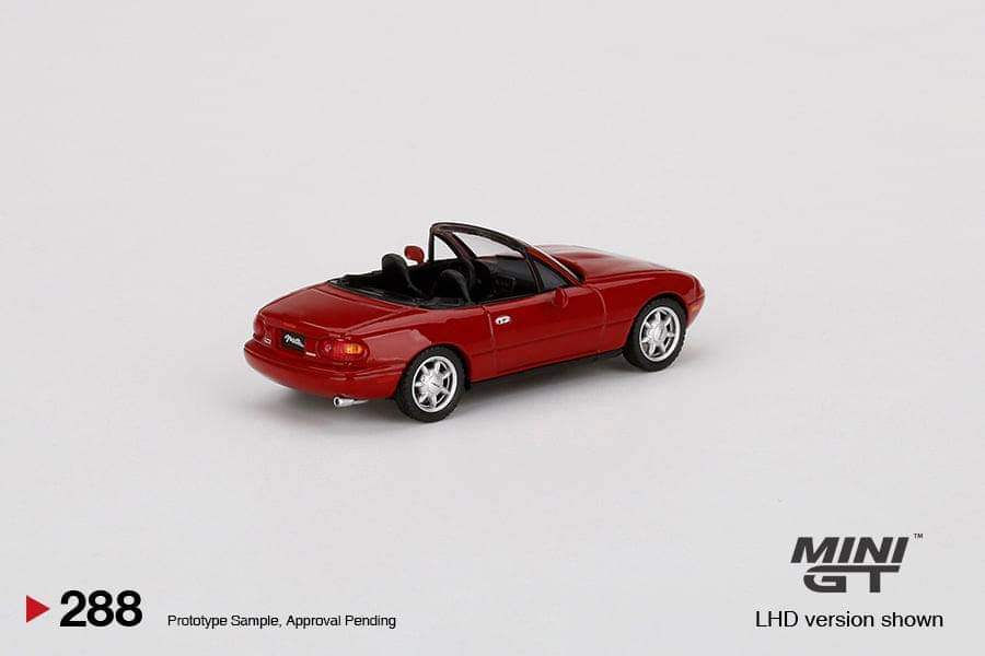 Mini GT Mini GT #288 Mazda Miata MX-5 NA (Classic Red)