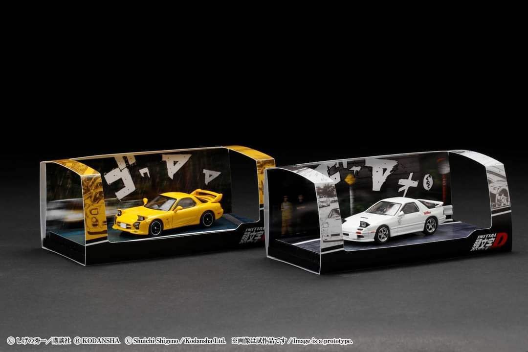 Hobby Japan 1/64 Initial D Mazda RX-7 (FD3S) Project D /Keisuke Takahashi