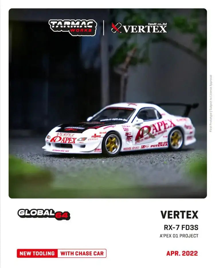 Tarmac Works Mazda RX-7 (FD3S) A'PEX D1 Project