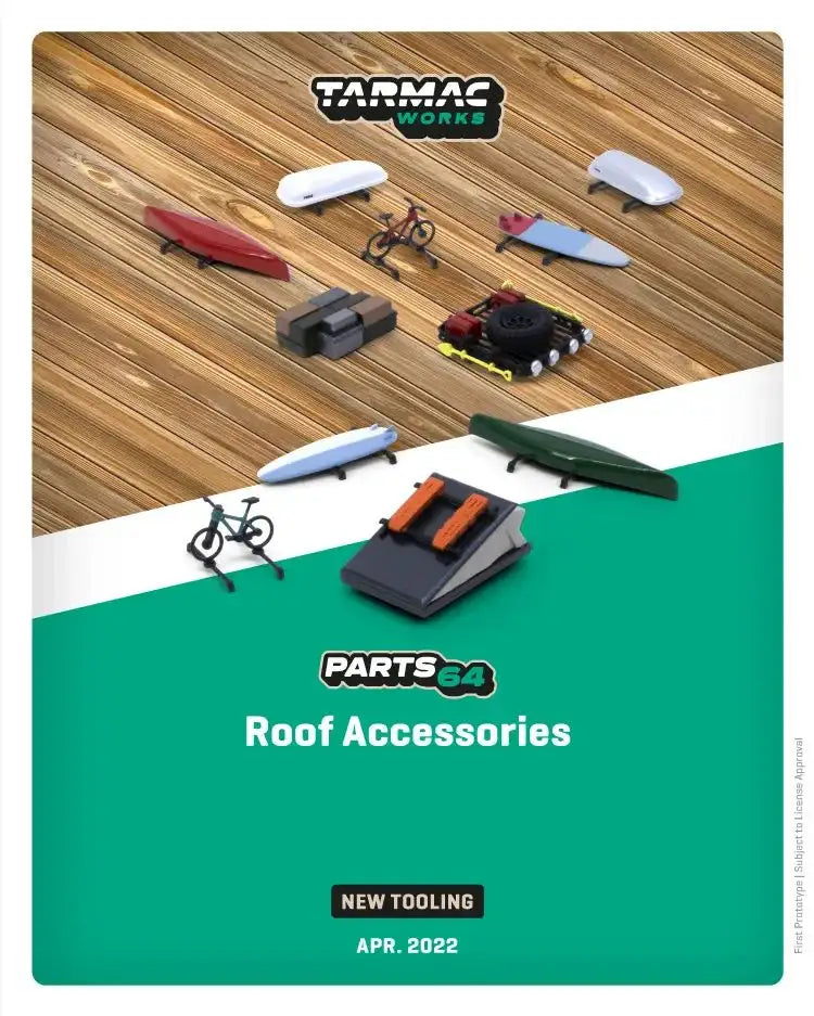 Tarmac Works Roof Accessories Set 1:64 SCALE