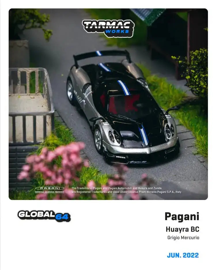 Tarmac Works Pagani Huayra BC Grigio Mercurio