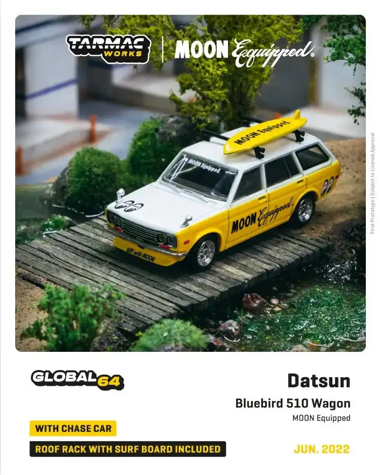 Tarmac Works Datsun Blue Bird 510 Wagon Moon