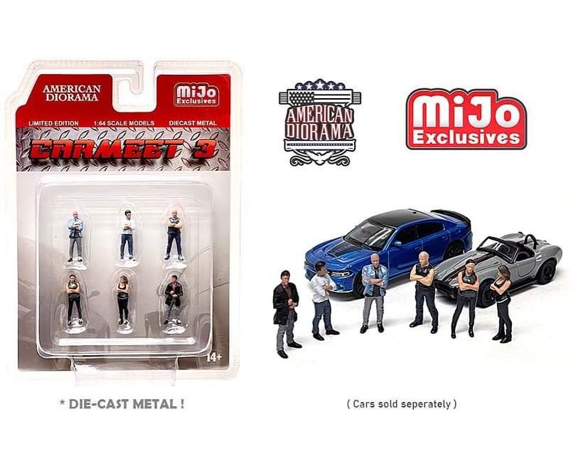 American Diorama 1:64 Figure Set - Car Meet 3 – Mobile Garage HK