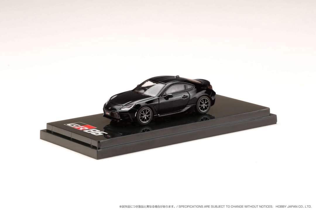 Hobby Japan 1/64 Toyota GR86 RZ Customized Version Black