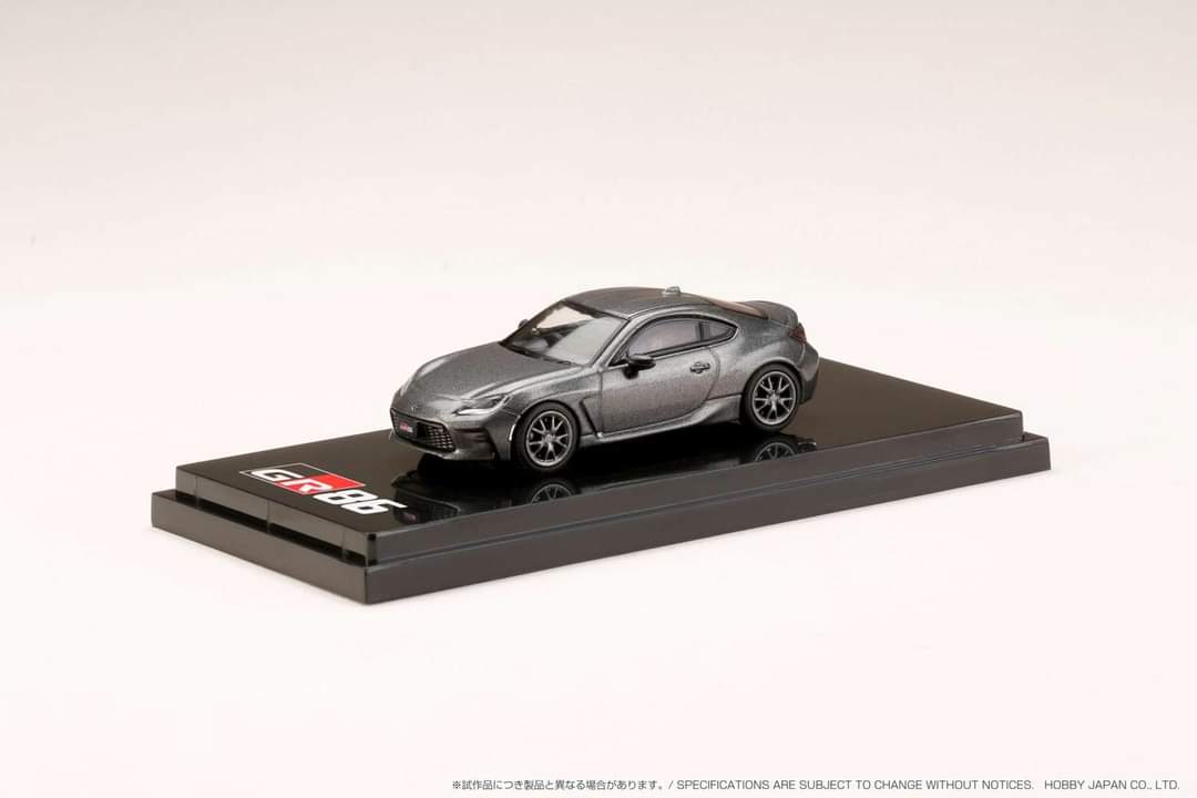 Hobby Japan
1/64 Toyota GR86 RZ Customized Version Gray Metallic