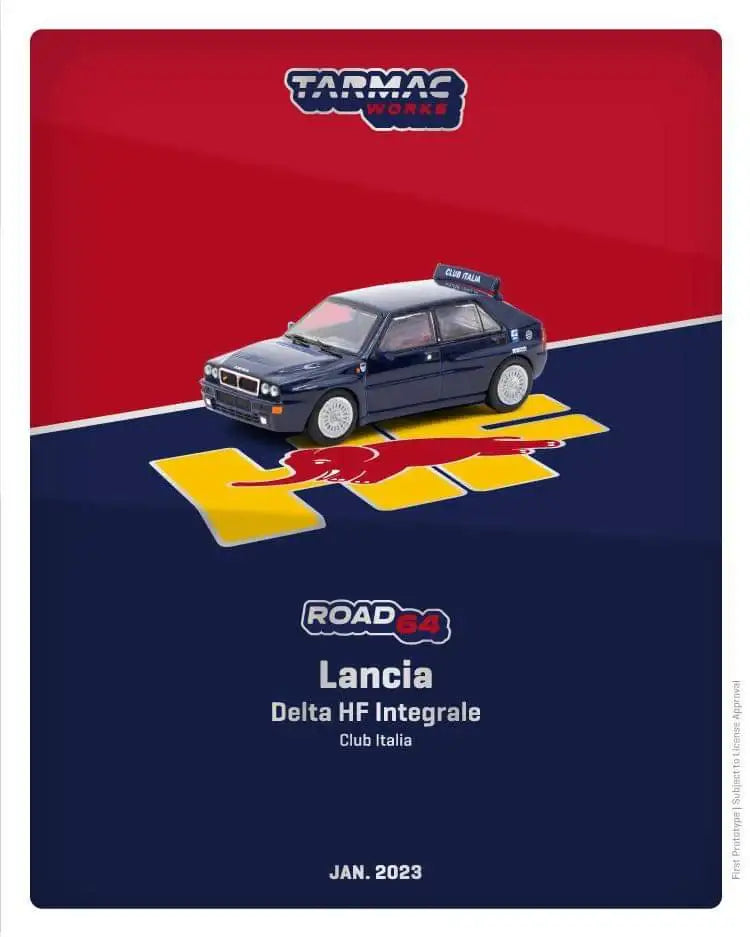 Tarmac Works 1:64 Scale Lancia Delta HF Integrale Club Italia