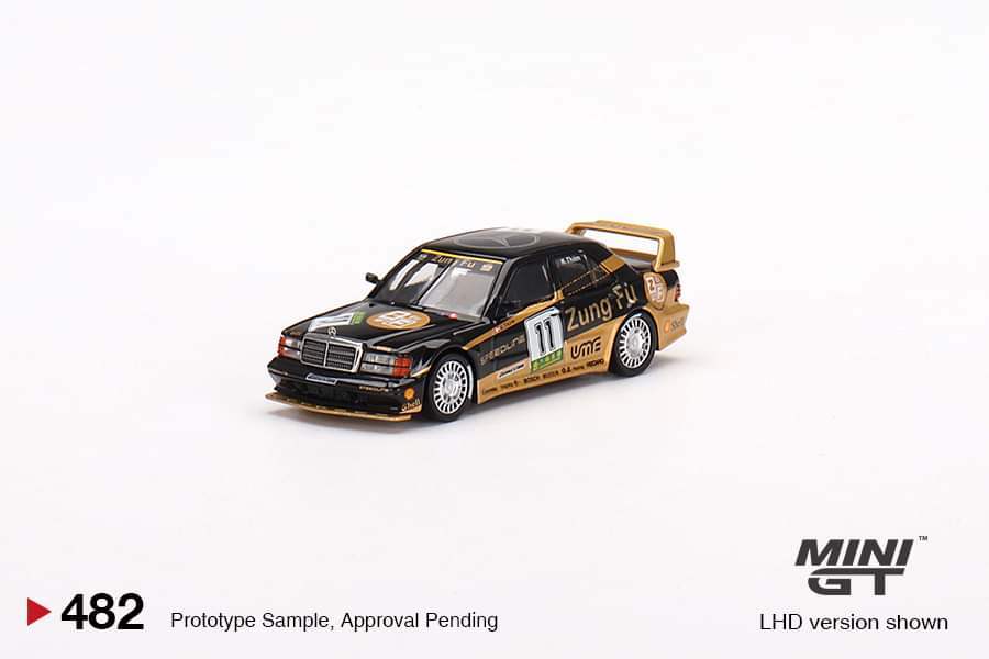 Mini GT MINI GT 1:64 Mercedes-Benz 190E 2.5-16 Evolution II #9 #10 #11 1991 Guia Race of Macau Zung Fu Box set of 3