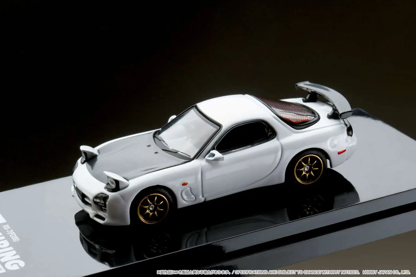 Hobby Japan 1/64 1/64 ɛ̃fini RX-7 FD3S (A Spec.) GT WING White