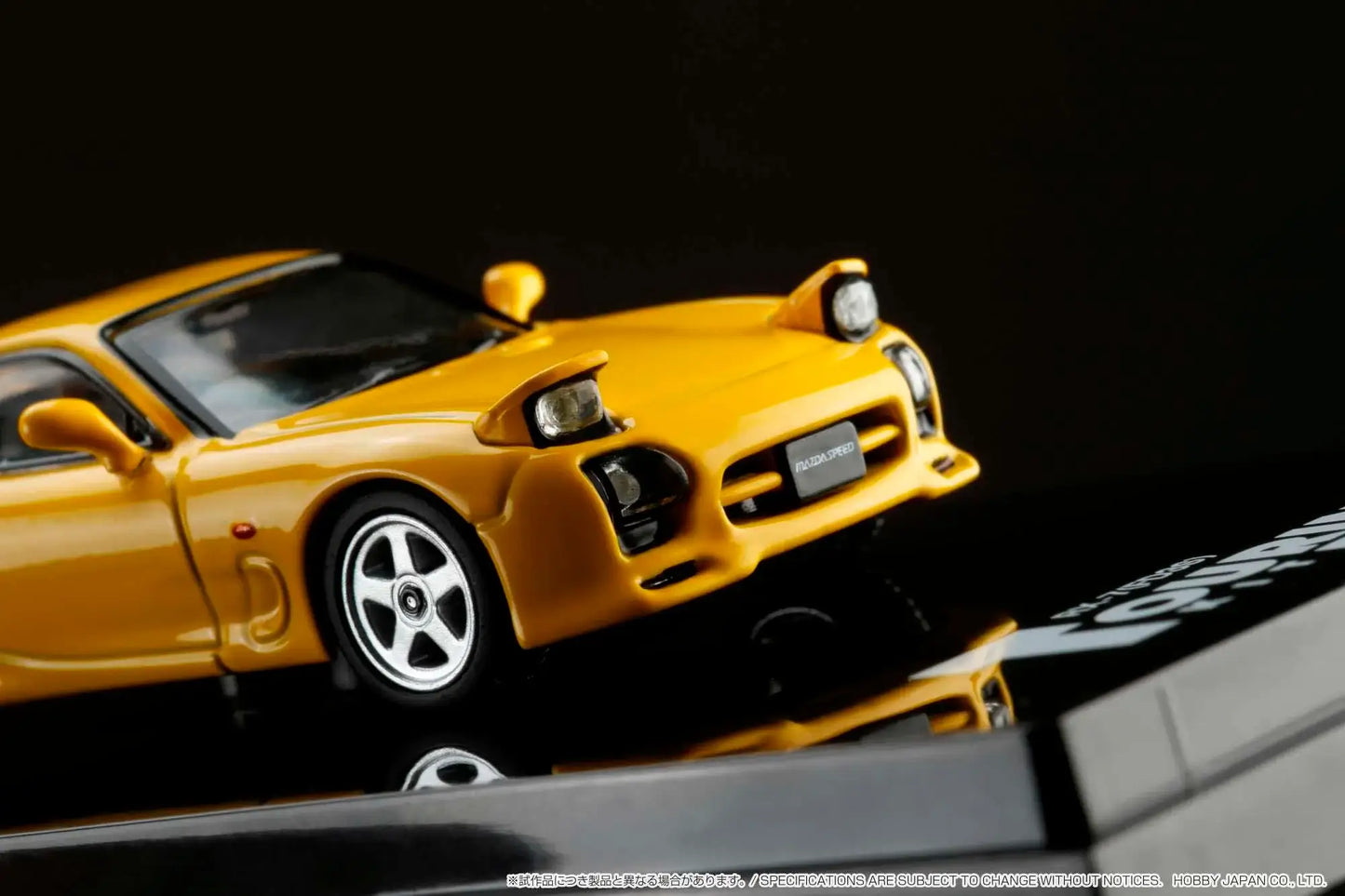Hobby Japan 1/64 enfini RX-7 FD3S (A-Spec.) Yellow
