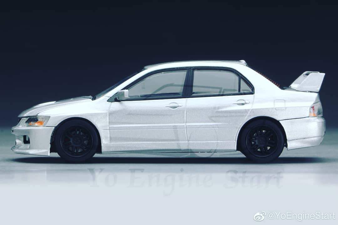 Y. E. S Model Mitsubishi Lancer Evolution IX evo9 1:64 Scale diecast-Y. E. S. Model--Mobile Garage HK