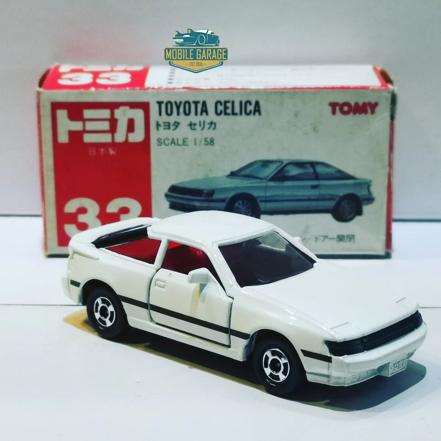 Tomica Made in Japan #33 Toyota Celica ST165-Takara Tomy-Tomica Common Series Made In Japan-Mobile Garage HK