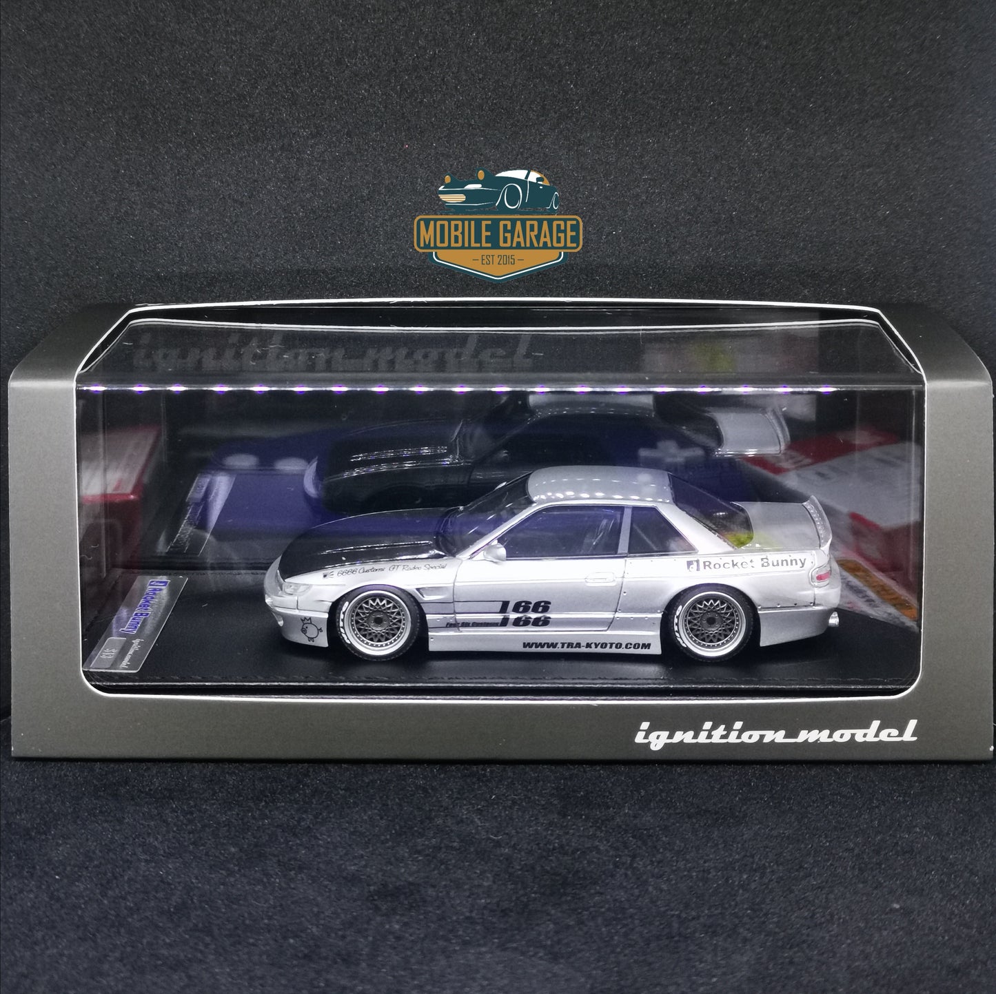 Ignition Model IG1179 1:43 Rocket Bunny S13 V1 Silver model cars