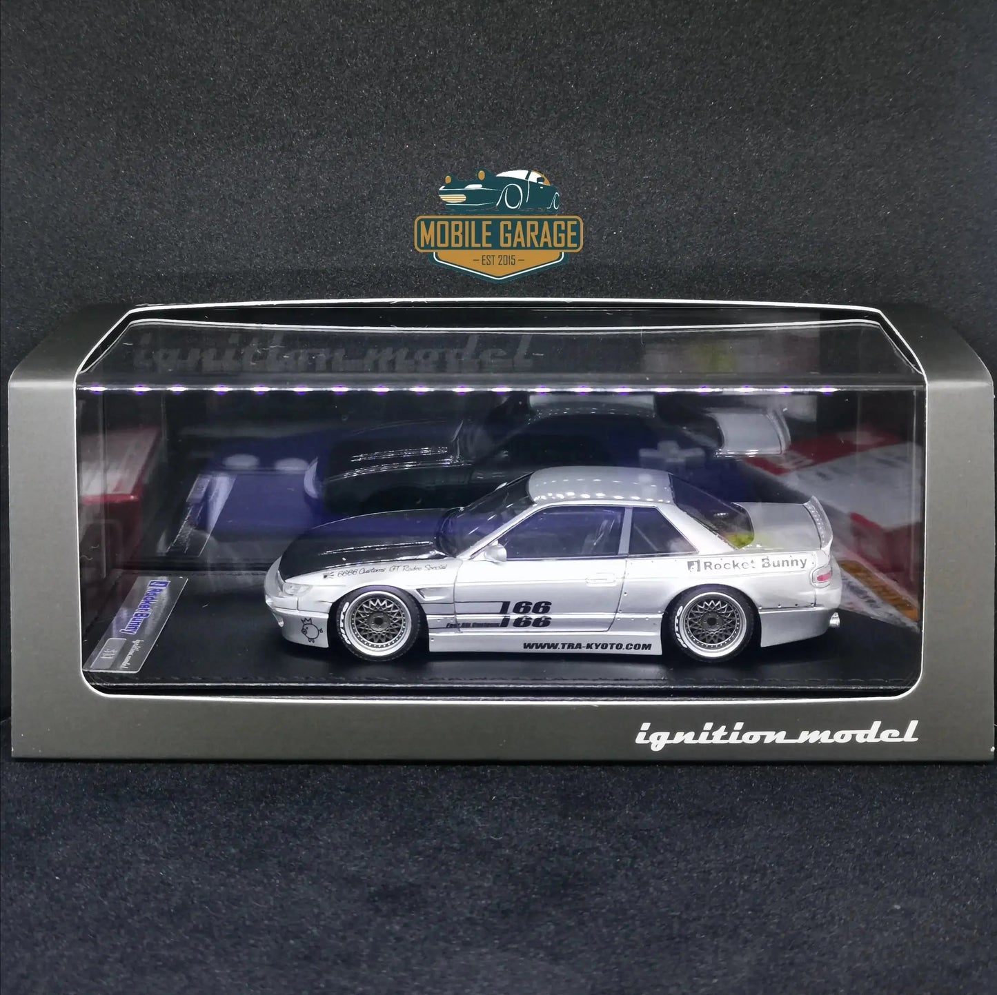 Ignition Model IG1179 1:43 Rocket Bunny S13 V1 Silver model cars-Ignition Mode-1:43-Mobile Garage HK