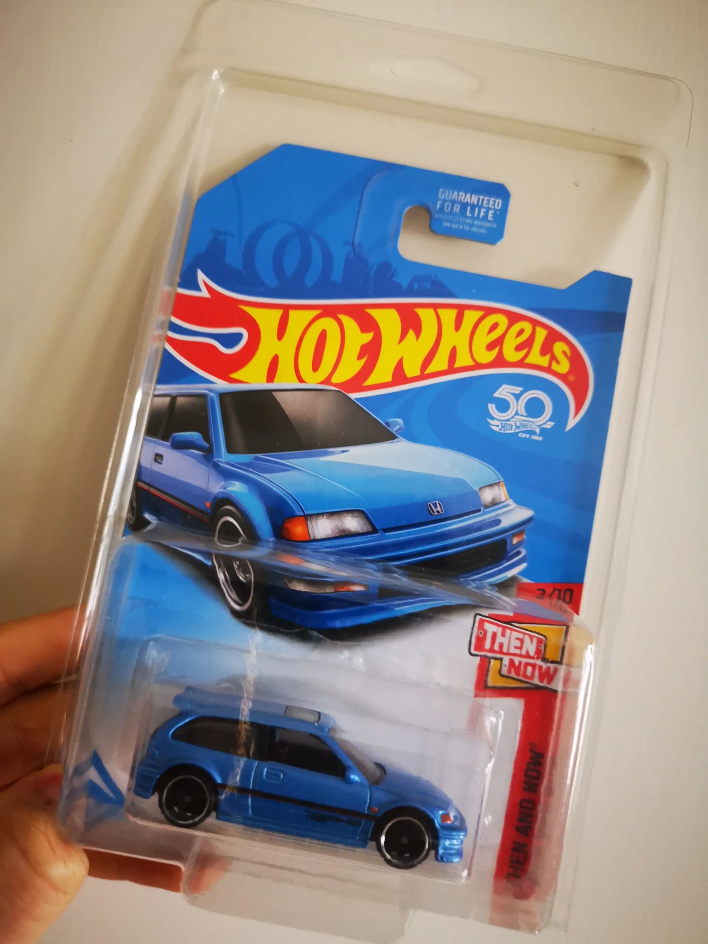 2018 Hot Wheels Kmart Exclusive '90 HONDA CIVIC EF (Blue)-Mattel-玩具車-Mobile Garage HK