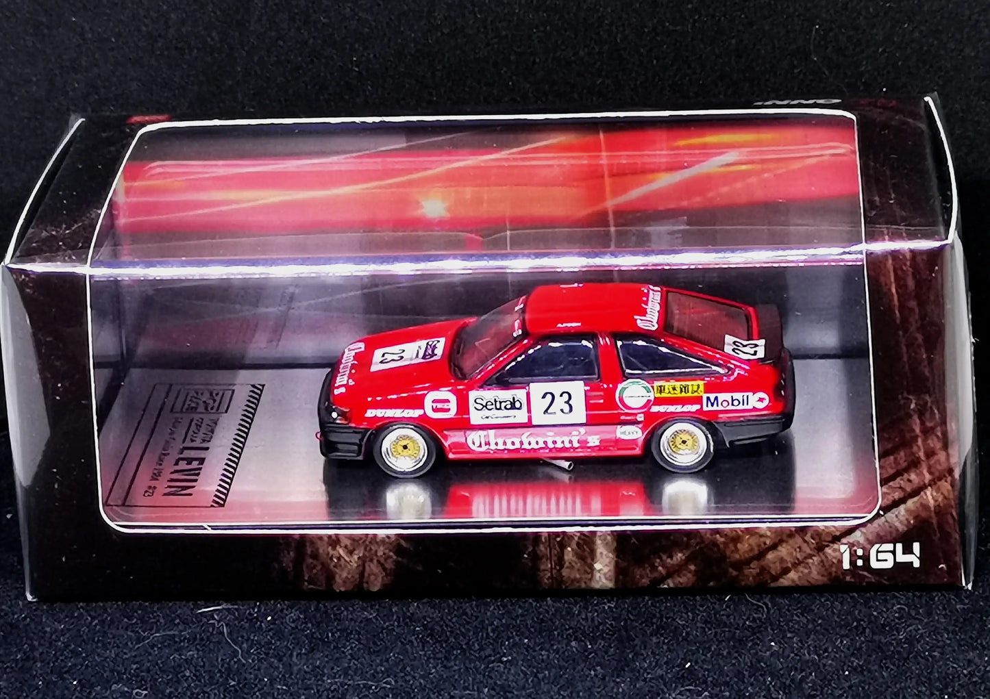 Pop Race Toyota Corolla AE86 LEVIN Macau Guia Race 1984 #23-Pop Race-1:64-Mobile Garage HK