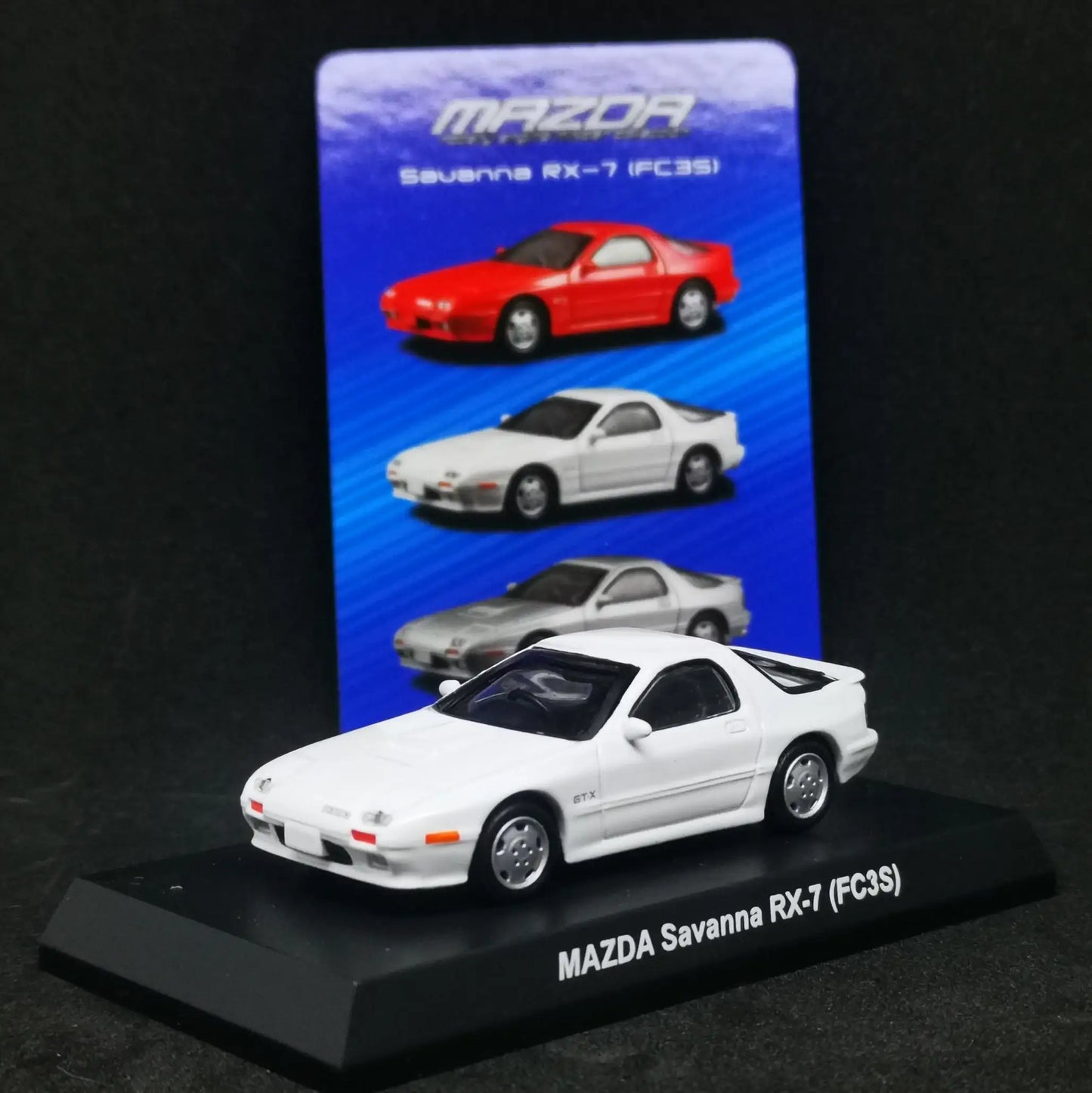 Kyosho Mazda Rotary Engine Collection RX-7 FC3S White-Kyosho-1:64-Mobile Garage HK