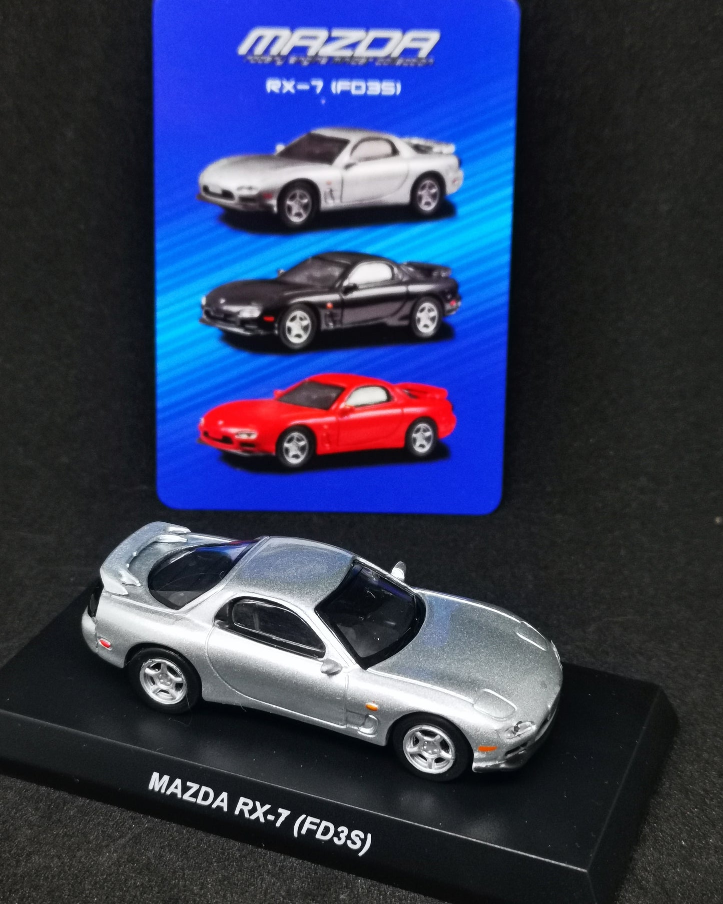 Kyosho Mazda Rotary Engine Collection RX-7 FD3S Silver