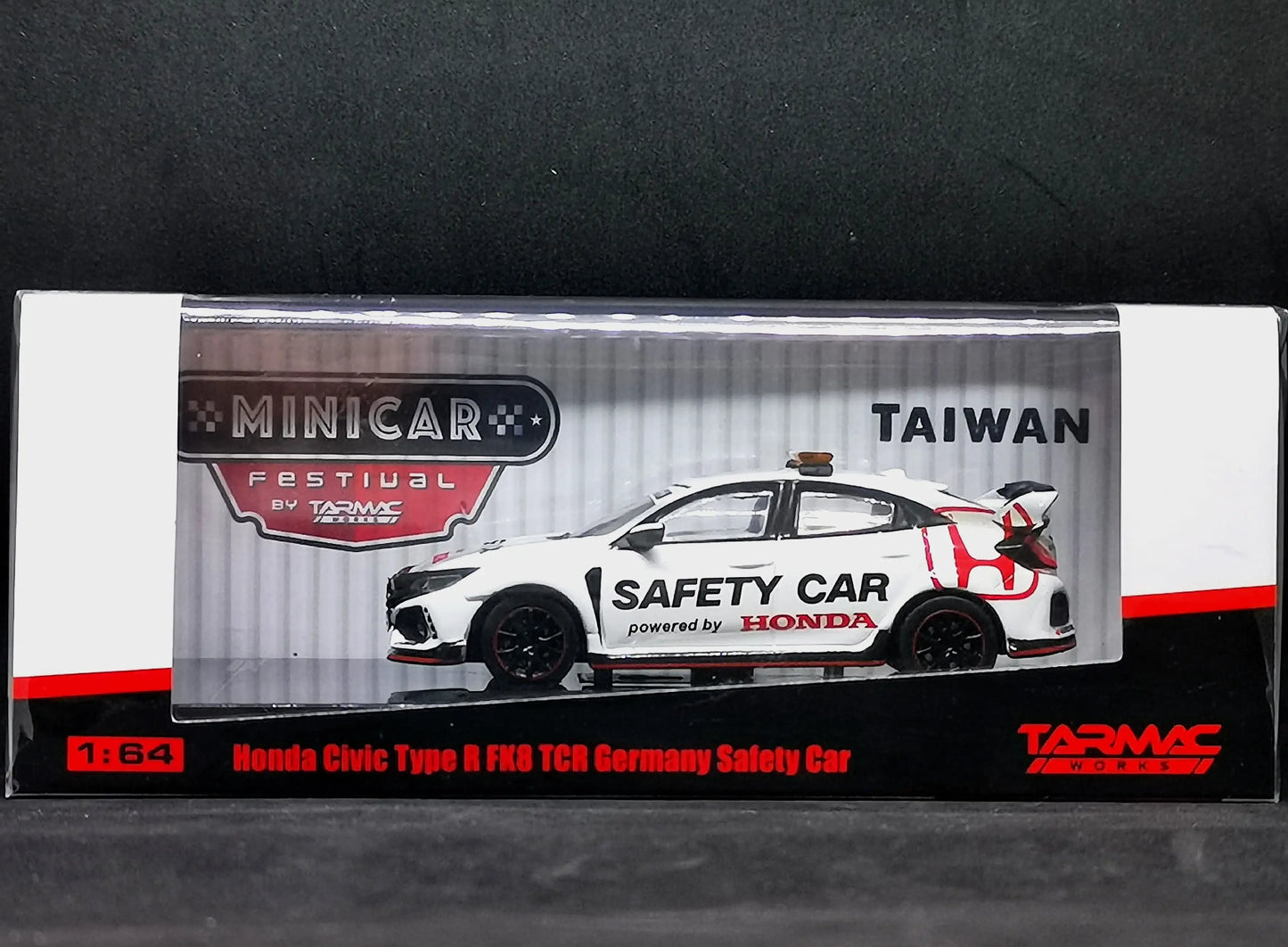 Tarmac Works Honda Civic TypeR FK8 TCR Germany Safety Car 1:64 Scale-Tarmac Works-Hobby64-Mobile Garage HK
