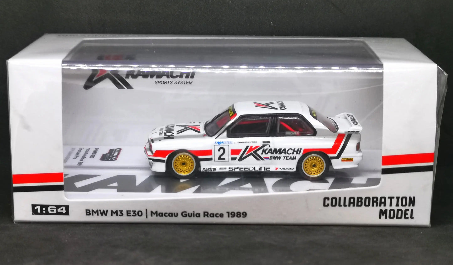 Tarmacworks BMW M3 e30 #2 Kamachi Macau GUIA Race 1989 Tarmacworks